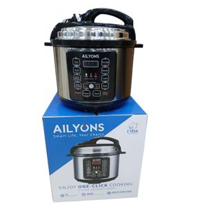 AILYONS 900W Deluxe 5Litres Automatic Electric Pressure Cooker with 10 Functions 