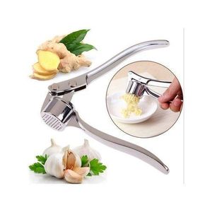 Steel Garlic Press Ginger