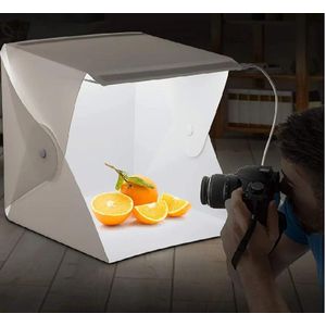 20x20cm Professional Foldable LED Photography Light Tent Box for Online Business Product Photos