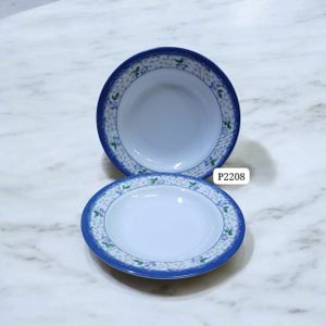 10 Inches Melamine Plate Flowered 6pcs 
