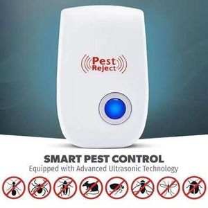 1pcs Upgraded Version Ultrasonic Pest Repeller Electronic Mosquito Repellent Effective Anti Mosquito Rat Roach Insect Killer
