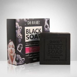 Dr. Rashel Black Soap With Collagen & Charcoal, Acne Treatment