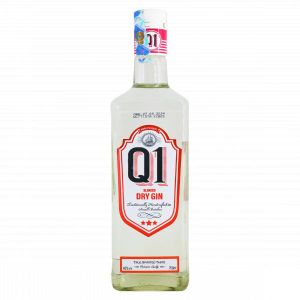 Q1  Premium Dry Gin 750ml  Classic London Dry Style Smooth, Crisp & Versatile for Cocktails