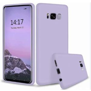 Soft Silicone Back Cover for Samsung Galaxy S8 Plus – Protective, Shockproof, Ultra-Thin, Anti-Scratch, Anti-Fingerprint – Purple