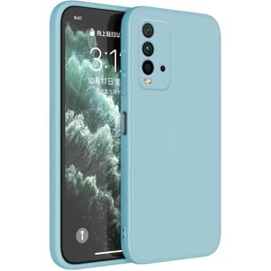 Soft Silicone Back Cover for Xiaomi Redmi 9T - Light Blue, anti-fingerprint, anti-scratch, durable silicone case