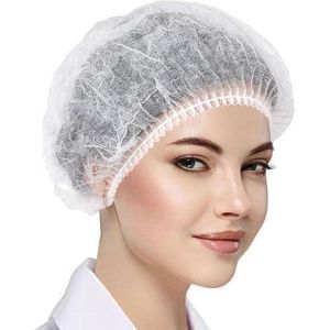 100 PCS Disposable Nonwoven Hair Nets