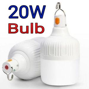 Dp Light  Rechargeable Bulb - 20W, USB, Super Bright, White