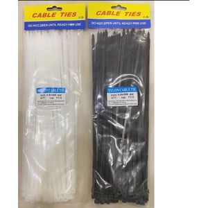 Nylon Cable Ties (4.8 × 300 mm, 100 pcs) 