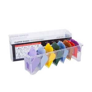 Professional 8pcs/set Multi-Purpose Hair Styling Tools Universal Barber Guide Multicolor Barber Guards Hair Clipper Limit Comb