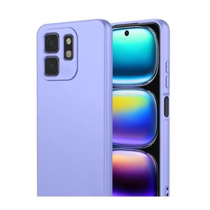 Soft Silicone Slim Fit Cover Anti-Scratch Shockproof Case for Infinix Hot 50i - Purple