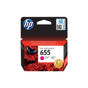 HP HP- 655 MAGENTA INK ORIGINAL CARTRIDGE GENUINE +FREE EXECUTIVE PEN