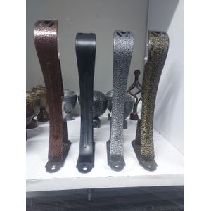 2 pcs heavy duty powder coated curtain rod brackets 