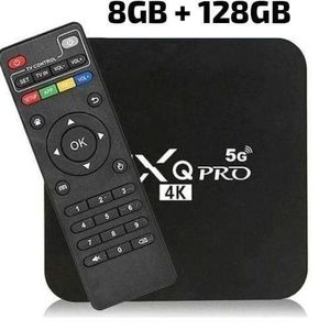 Mx Pro ndroid Tv Box Tv Box/11 Smart TV Box – 8GB RAM, 128GB ROM, 4K Ultra HD, YouTube Live, APP, NETFLIX-BLACK