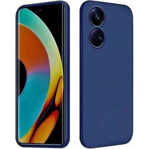 Oppo A98 Good Quality Silicone Protective Case Cover in Blue, Durable Design for Everyday Phone Protection