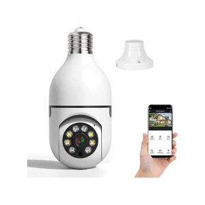 Addigoes Light Bulb Security Camera – 2.4GHz WiFi Outdoor Light Socket Camera