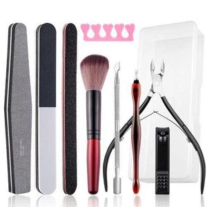 10Pcs Nail Art Polish Removal Tool Set