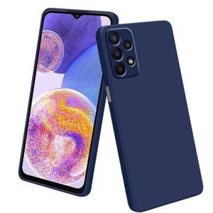 Soft Silicone Back Cover for Samsung Galaxy A32 - Blue, anti-fingerprint, anti-scratch, durable silicone case