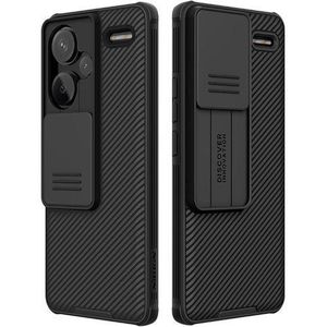 Nilkin For Xiaomi redmi Note 13 Pro Plus 5G Case, Nillkin Slim case Protective Cover with Camera Protector Hard PC TPU Thin Anti-Scratch Phone Case for Redmi Note 13 pro+ Plus 5G (Note13 Pro Plus Black)