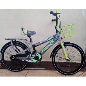 Kids Children's Bike with Basket - Size 20 for Ages 7-11