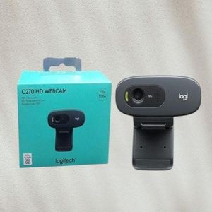 Logitech  C270 HD Webcam - 720p, Built-in Mic, USB, 