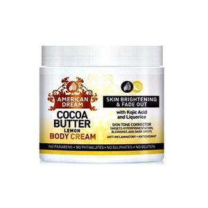 American Dream COCOA BUTTER LEMON WITH KOJIC ACID AND LIQUORICE