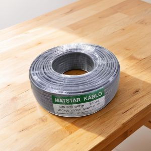 Mat Star 	1.5MM 90 Metres Cost Effective PVC Insulated Twin With Earth Flat Electrical Wiring Cable