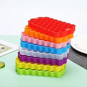 37 Lattice Ice Cube Trays Reusable Silicone Ice Cube Mold With