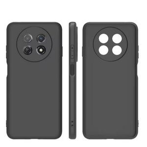 Soft Flexible Silicone Case for Huawei Nova 91, Shockproof Anti-Scratch Slim TPU Protective Back Cover (Black)