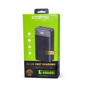 Fast Charging Oraimo 40,000mAh 22.5W Fast charge power bank