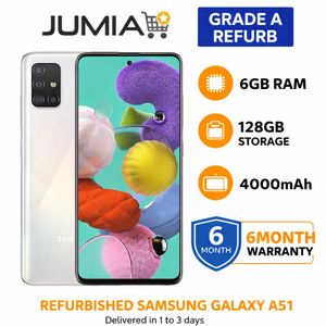Samsung Galaxy A51 128GB 6GB RAM 6.5” AMOLED Display 48MP Quad Camera 4000mAh Battery Dual SIM 4G Smartphone Grade A with 6 Months Warranty Fast Delivery Kenya