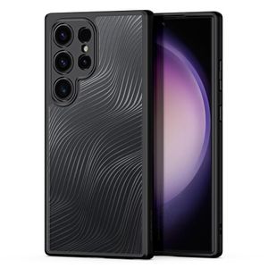 Dux Ducis Samsung Galaxy S23 Ultra Phone Case, Aimo Series Flowing Line Translucent Matte Back Protective Cover