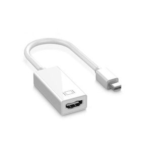Mini DisplayPort Thunderbolt to HDMI Adapter – Thunderbolt Compatible for Unibody MacBook Pro, iMac, MacBook Air, Mac mini, Surface Pro 3/4, Laptop