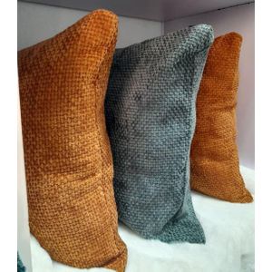 Set of 3 Textured Throw Pillow covers(cases)