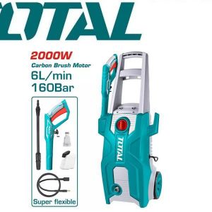 TOTAL 160Bar High Pressure Washer -2000W, 2300 PSI, 6.0L/min- TGT11376