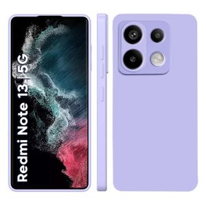 Soft Silicone Slim Fit Cover Anti-Scratch Shockproof Case for Xiaomi Redmi Note 13 - Purple