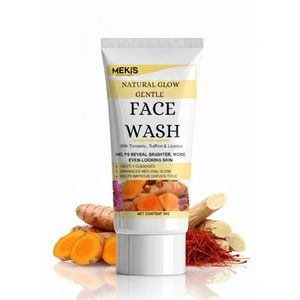 Mekis Natural Glow Brightening Face Wash - Brightens Dull Skin,Improves Uneven Skin Tone