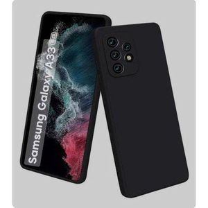 iPhone SE 2022 Black Slim Liquid Silicone 3 Layers Full Covered Soft Gel Rubber Protective Phone Cover Case