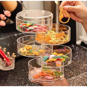 5layered acrylic jewellery organiser