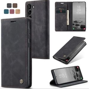 Caseme Samsung Galaxy S23 Plus Case, Flip Wallet Leather Case with Card Holder Magnetic Closure Shockproof Kickstand Protective Phone Cases Cover for Samsung S23 Plus