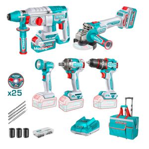 TOTAL TCKLI20592 5 Pcs Cordless industrial combo kit