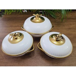 Classy 3 pieces ceramic serving bowls