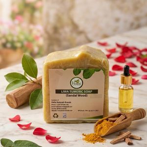 Halisi Naturals Liwa (sandalwood) & Turmeric Soap - 125g
