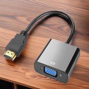 HDMI To VGA Adapter High Speed 1080P Converter For PC Laptop Monitor Screen Output