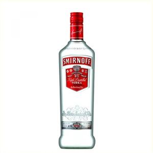 Smirnoff No. 21 Red Label Vodka 1 Litre  Triple-Distilled Premium Vodka for Cocktails & Mixing