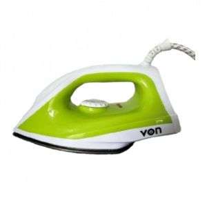VON VID101NSG Dry Iron  1000W  Non-Stick Soleplate  360° Swivel Cord  Overheat Protection