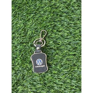 VW PU Leather Key Holder – Premium Volkswagen Car Key Case Cover with Metal Keychain