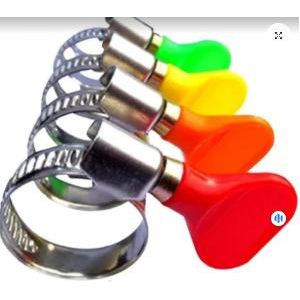 Adjustable Metallic Gas Safety Clips Clamps For 13KG Gas Cylinder Regulator With Plastic Handle