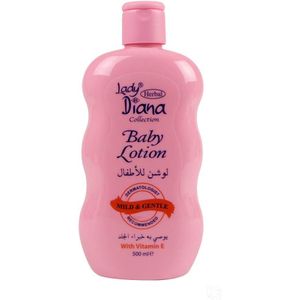 Lady Diana Mild & Gentle Baby Lotion 500ml - Nourishes & Moisturizes - Safe, Soft & Gentle Care for Baby’s Delicate Skin 