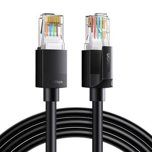 Ugreen NW316 Cat6 F/UTP Ethernet Cable, 10M, Black – High-Speed LAN Network Cable for Router, PC, Laptop, Switch & Gaming Devices