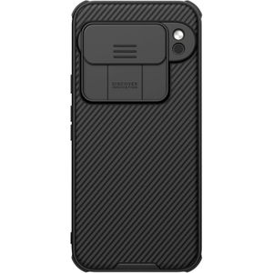 Nillkin CamShield Pro Cover Case for Pixel 9 Pro XL, Shockproof Anti-Scratch Protective Case with Sliding Camera Cover, Soft TPU + Hard PC Hybrid Back – Black